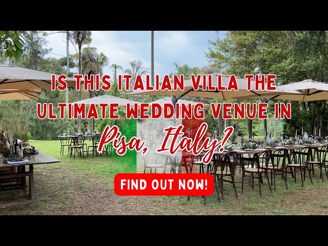 Italian Villa’s are the BEST wedding Venues. See Why - Villa Alta & Villa di Corliano