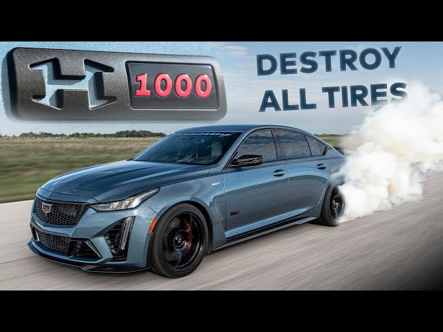 1,000 HP Cadillac | DESTROYER of Tires | H1000 CT5-V Blackwing by Hennessey