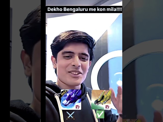 Dekho bengaluru me kon mila #freefire #shortvideo #viralvideo #bollywood