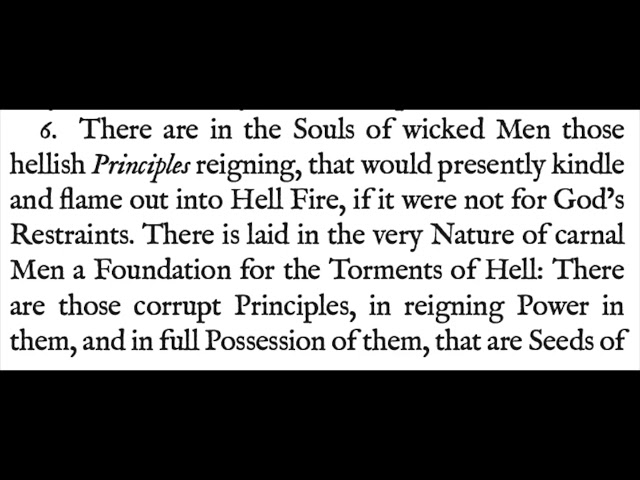 Sinners in the Hands of an Angry God (J.E Sermon)