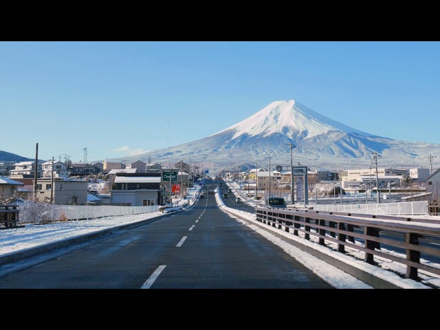 Central Tokyo to Mt. Fuji | Japan Scenic Drive 4K