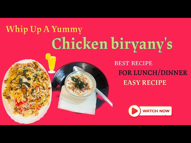 CHICKEN BIRYANI:#youtubechannel #kceatwell #cooking #food #recipe #easyrecipe