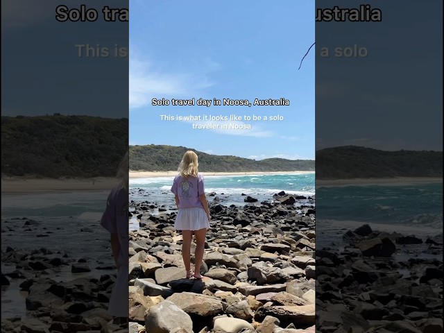 A solo travel day in Noosa, Australia ✈️🇦🇺 #solotravel #solotrip #backpacking