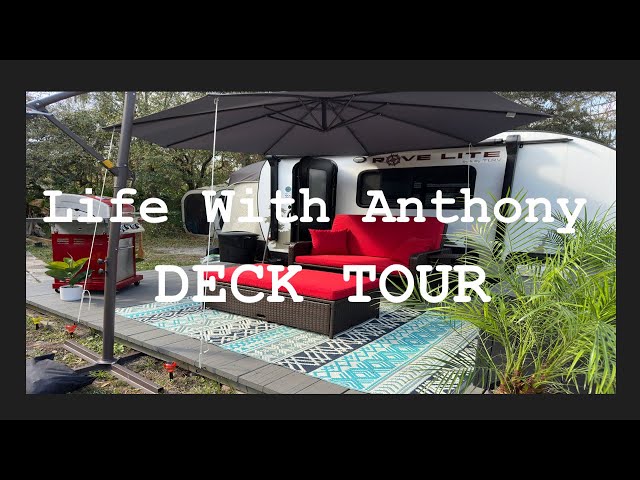 My Tiny RV Life: Deck Tour | Sleep Hack | Happy Valentine’s Day