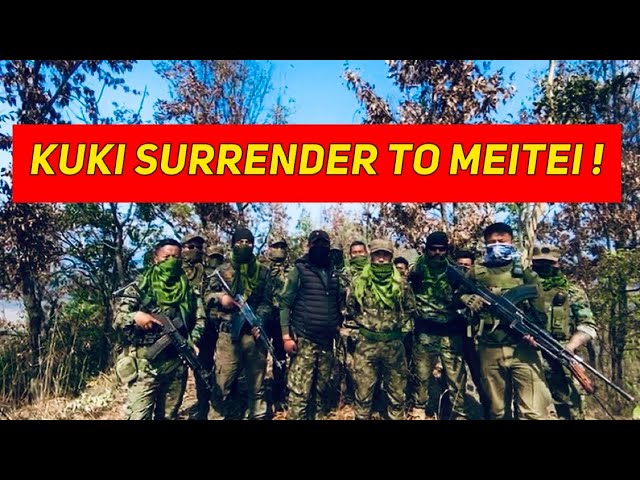 Kuki Surrender to Meitei??? 😭 is war declare by meitei over?? 😭😭