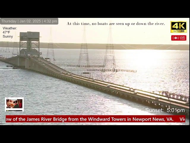 James River Bridge | Windward Towers, Newport News, VA | January 2, 2025