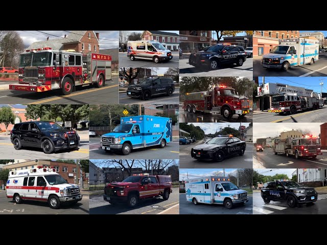 Best of Emergency Vehicles Responding 2022 - 1 Hour of Police, Fire, and EMS responding!