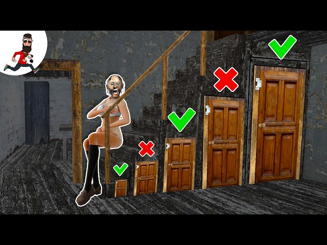 Granny vs secret doors ► funny horror granny cartoon