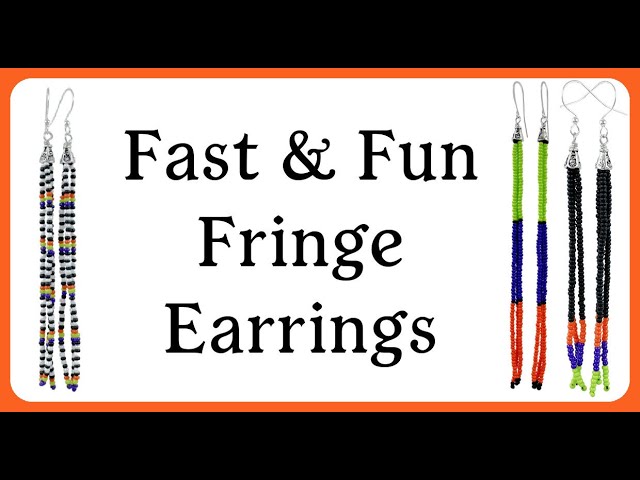 Fast & Fun Fringe Earrings - Diy Jewelry Making Tutorial