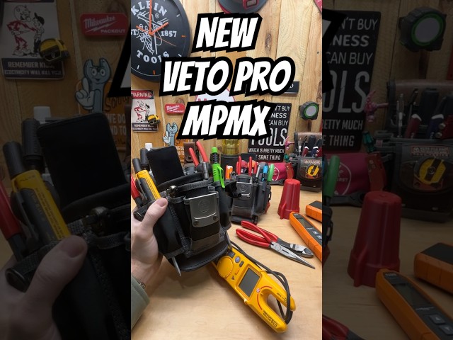 NEW Veto Pro MPMX - Meter and Tool Pouch #tools #vetopropac #electrical