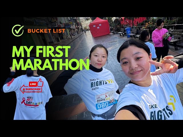 My First Marathon || Bucket list ✅||