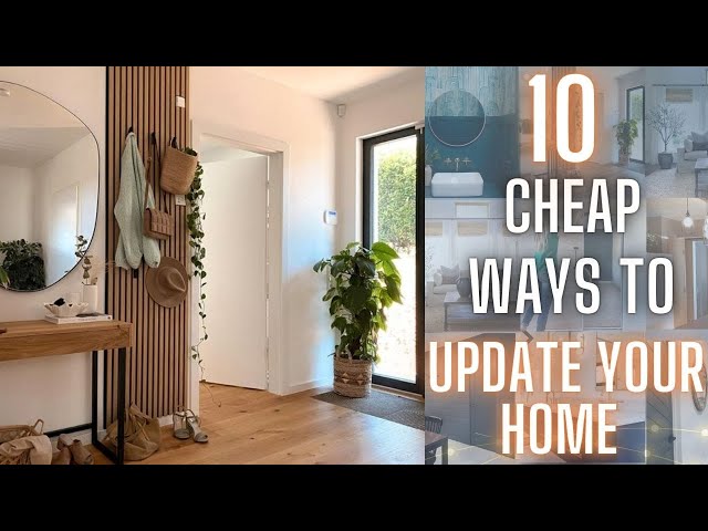 10 Cheap DIY Projects Around The House | DIY Home Improvements On A Budget That Add Value