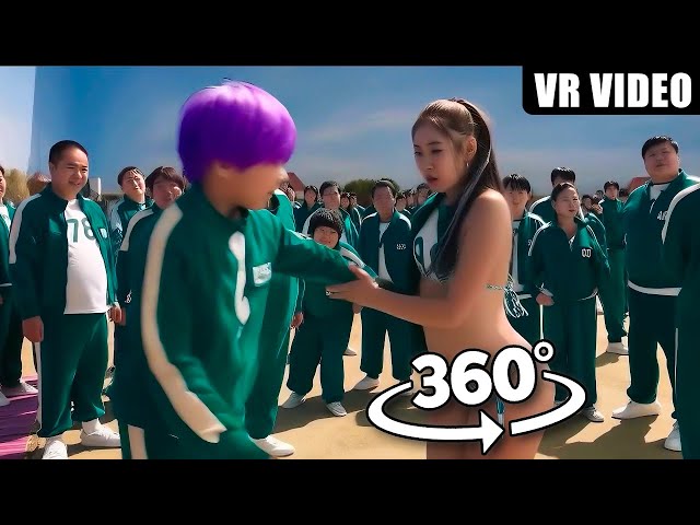 SQUID GAME 2 ruined by AI (FULL MOVIE) - funny meme by AI - 360° VR