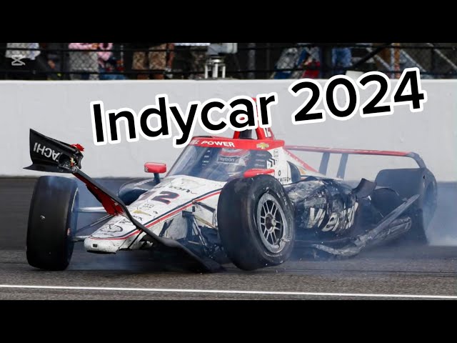 Indycar 2024 - All Crashes