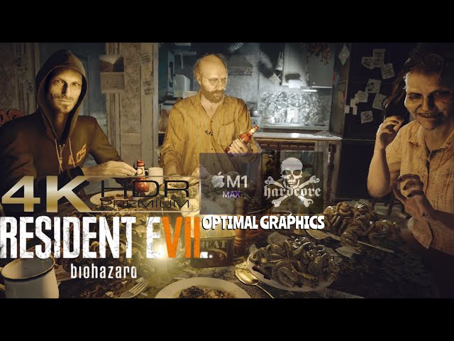 RESIDENT EVIL 7 Biohazard (2017): HARDCORE: Optimal 4K XDR: FULL GAME ACTION HORROR MOVIE