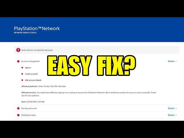 🚨 PlayStation Network DOWN! LIVE Status Updates & News!🔴