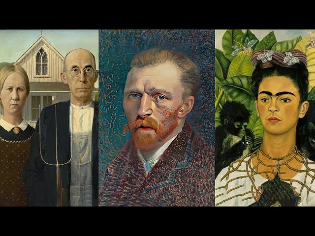 12 Famous Portrait Paintings Animated with Deep Nostalgia