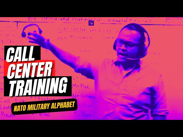 Call Center Training │ Nato Military Alphabet for Call Centers