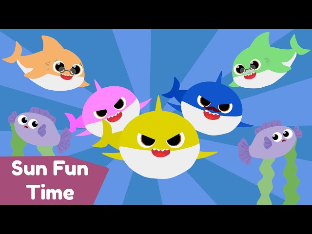 Baby Shark 🦈 | Baby Shark doo doo doo doo | Fun Nursery Rhymes | Sun Fun Time