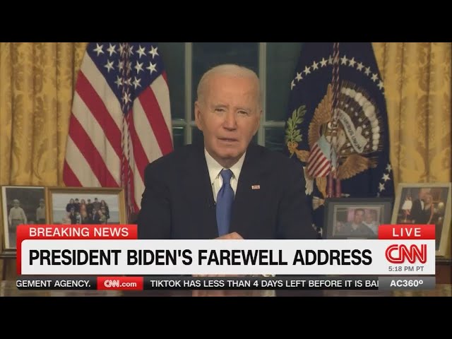 NOW: BIDEN BIDS FAREWELL 👋🏼