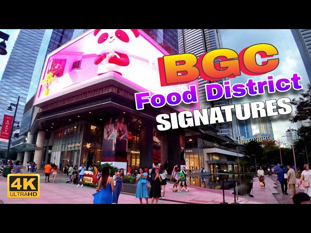 Flavors of 5th: Exploring BGC's Food District Signature Eats 🇵🇭 | 4K | Walk & Food Tour |