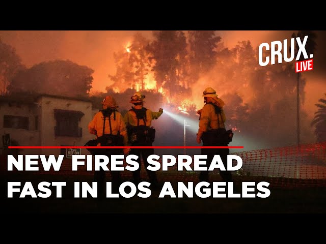 California Wildfire Live | Los Angeles Fire | Thousands Under Evacuation Orders As New Blazes Erupt