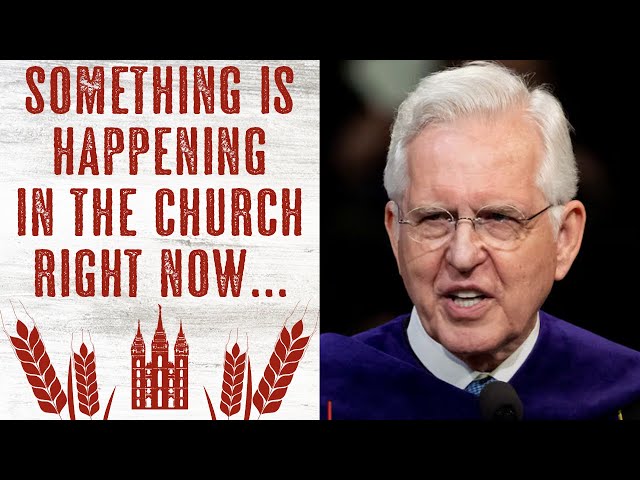 "There’s a Deeper Phenomenon Happening, and We Think it is the Hastening..." - Elder Christofferson