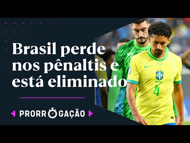 BRASIL SOFRE, PERDE NOS PÊNALTIS PARA O URUGUAI E ESTÁ FORA DA COPA AMÉRICA | PRORROGAÇÃO