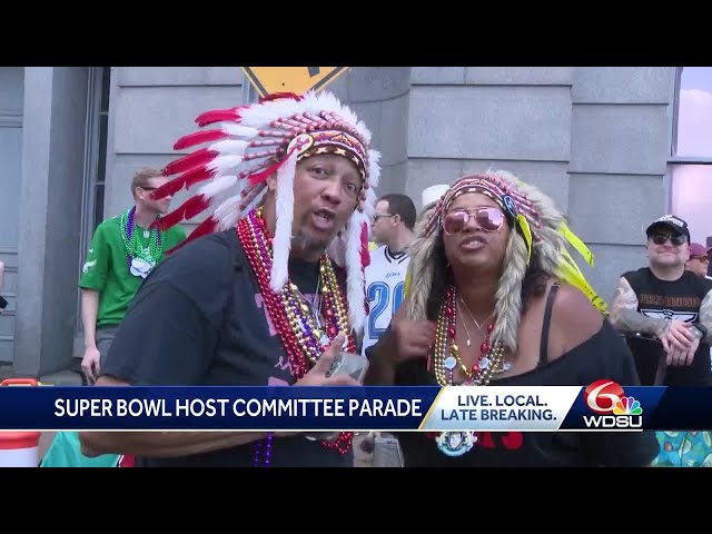 Recap of the New Orleans Super Bowl Host Committee Parade