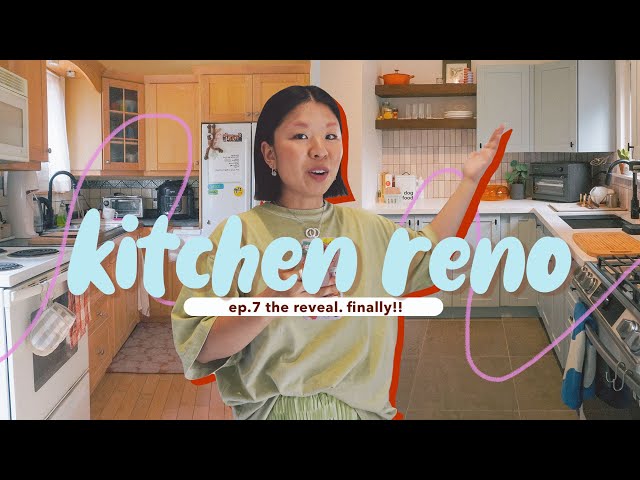 THE FINISHED KITCHEN REVEAL - DIY KITCHEN RENO - renovating my 70s fixer upper