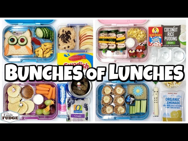 NEW LUNCH BOXES! 🍎 Fun Lunch Ideas