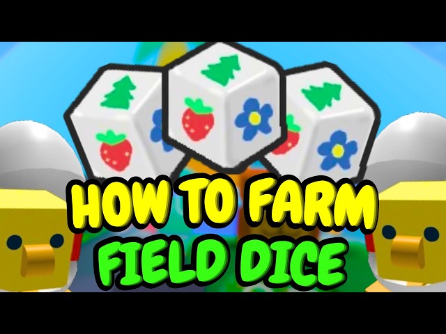 HOW TO FARM *FIELD DICE* LIKE A PRO in Bee Swarm Simulator