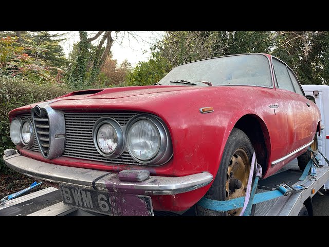 Italian garage find! 2 X Alfa romeo Sprint…