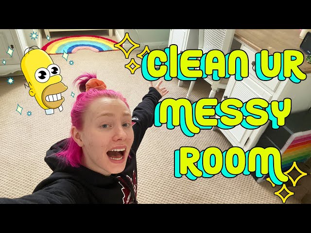 clean ur messy room with me! (real time, motivation/body doubling for adhd, depression, and more)