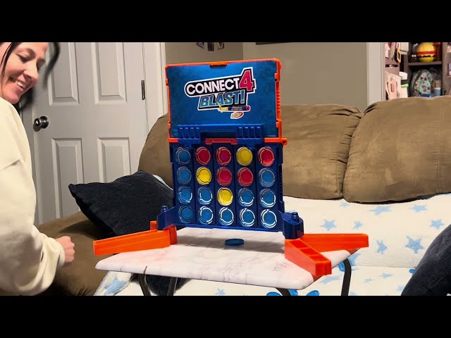 Connect4 blast!- Powered by Nerf- ￼ unboxing &￼  test- RC Cincy Extras