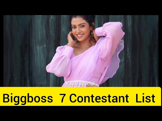 BiggBoss Season7 Tamil Contestant List l Bigg Boss 7 Tamil  Today  Promo 3  l Roshini Entry In BB7