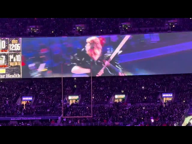 1/11/2025  Steelers @ Ravens  An exceptional in-game performance by violinist Lindsey Stirling!