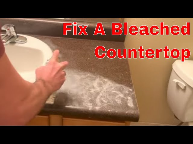 Fix a Bleached Countertop