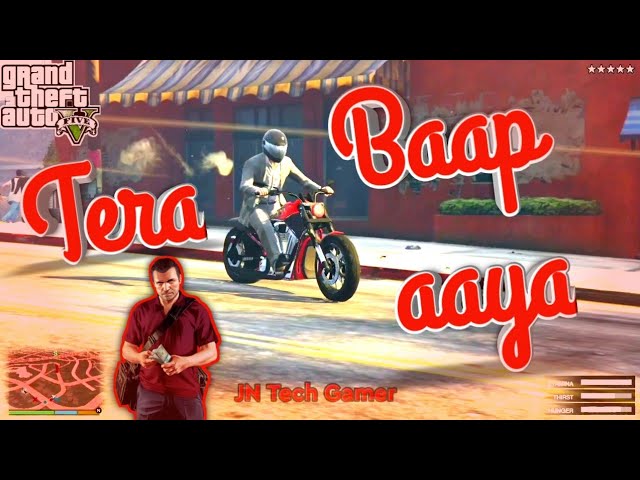 Tera Baap Aaya || Game cut 2 || GTA V || Hindi gameplay ||