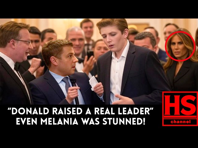 Barron Trump Destroys Liberal Journalist Who Tried to Ambush His Mother Melania