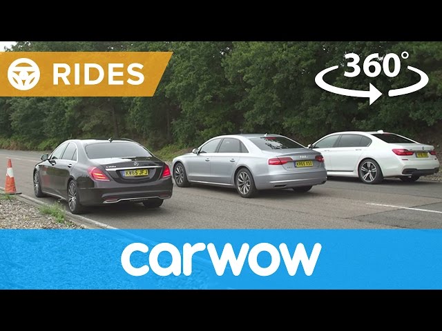 BMW 7 Series vs Mercedes S-Class vs Audi A8 360 DRAG RACE 2017 | Passenger Rides