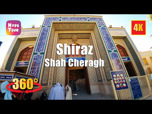 Shah Cheragh "The Mausoleum of the Kings of Lights", Shiraz 360° 4K