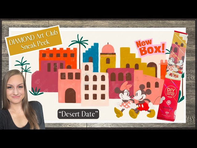 Diamond Art Club Sneak Peek “Desert Date” Disney’s Mickey and Minnie Mouse 😃