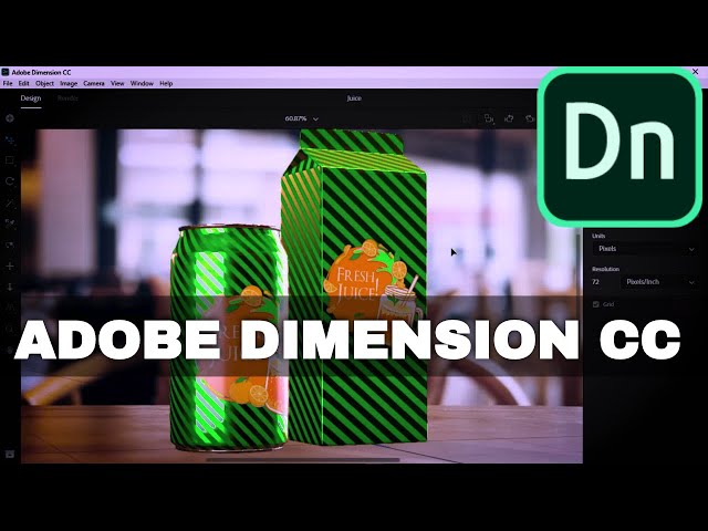 Adobe Dimension CC Tutorial | 3D Product Mockups for Beginners | Adobe Creative Cloud