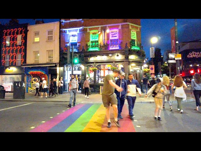 Nightlife in Camden 🥳 London Walk at Dusk | 4K HDR | June 2021