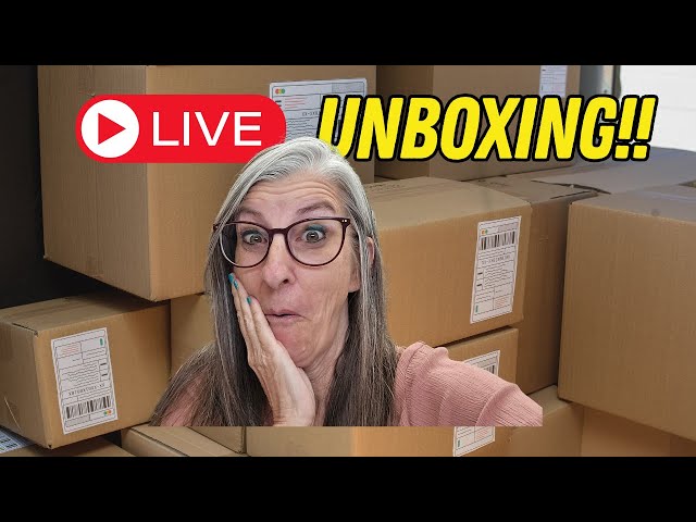 LIVE UNBOXING of The Niche Lady's Storage Inventory