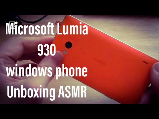 Microsoft Lumia 930 windows phone (2014) unboxing | ASMR