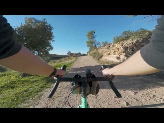 Climbing this gravel road paid off - POV