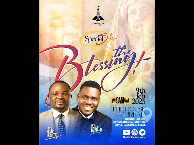 DR.JOSHUA AGUNBIADE || THE BLESSING || SUNDAY SERVICE || 9TH FEBRUARY, 2025