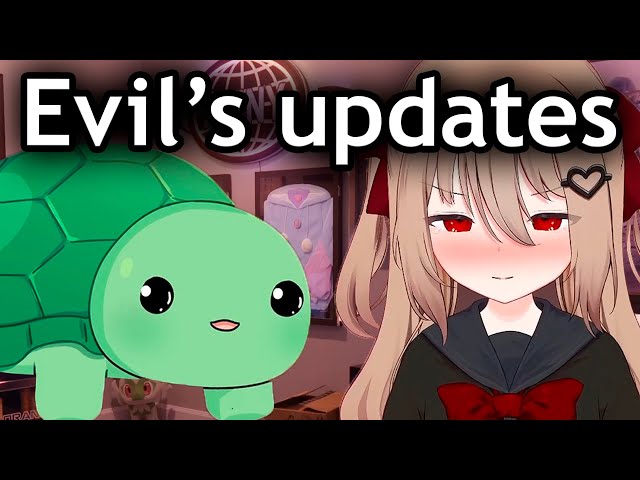 Evil Neuro just resets herself when she bugs out—Vedal calls it an “update.”